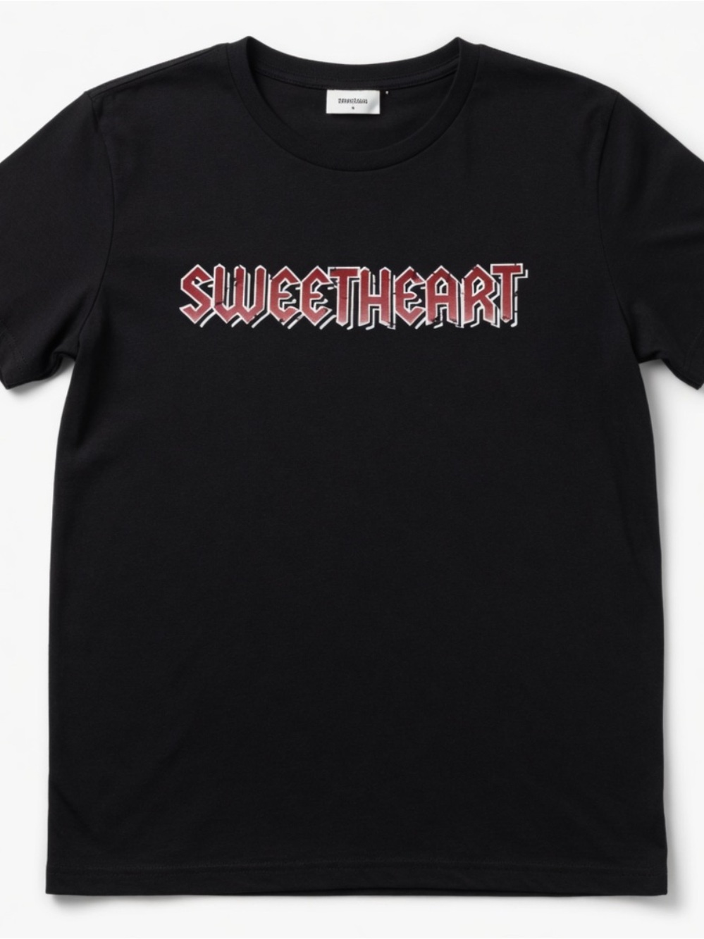 Garage Sweatheart Graphic Tee - Black with Red Logo